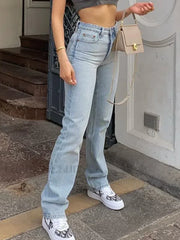 Light Wash Straight Boyfriend Jeans Boyfriend Jeans