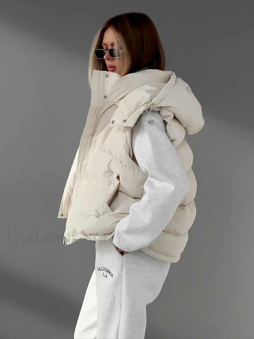 Lightweight Quilted Graceful Puffer Down Coat Down Coats