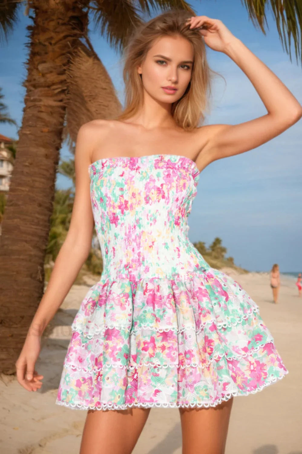 Lilibeth Floral Stylish Print Dress