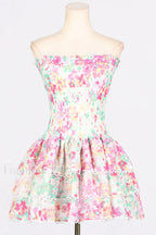 Lilibeth Floral Stylish Print Dress S / Pink Print