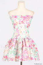 Lilibeth Floral Stylish Print Dress S / Pink Print