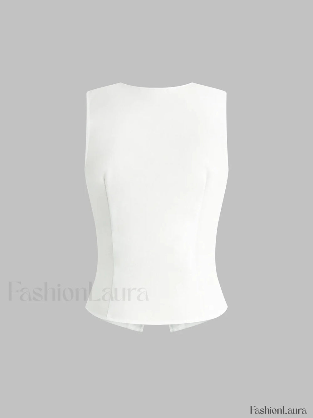 Linen Blends Button Up Tank Top Tank Tops & Camis