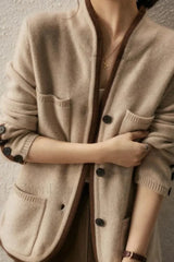 Loose Fit Korean Style Knit Cardigan