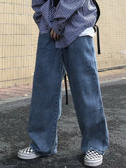 Men’s Basic Wash Skate Fit Jeans Blue / M loose jeans