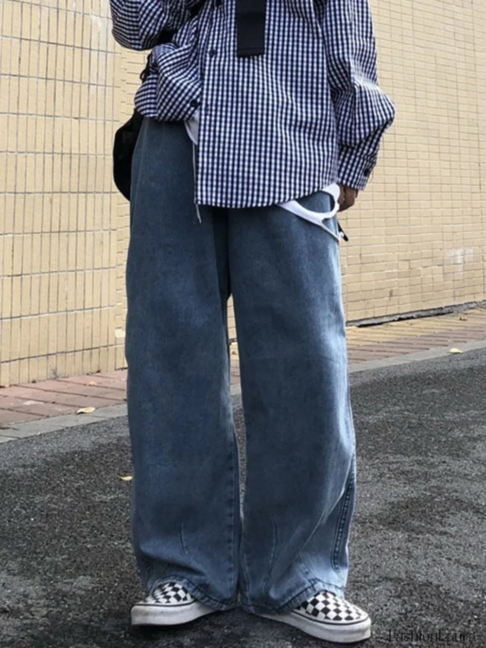 Men’s Basic Wash Skate Fit Jeans loose jeans