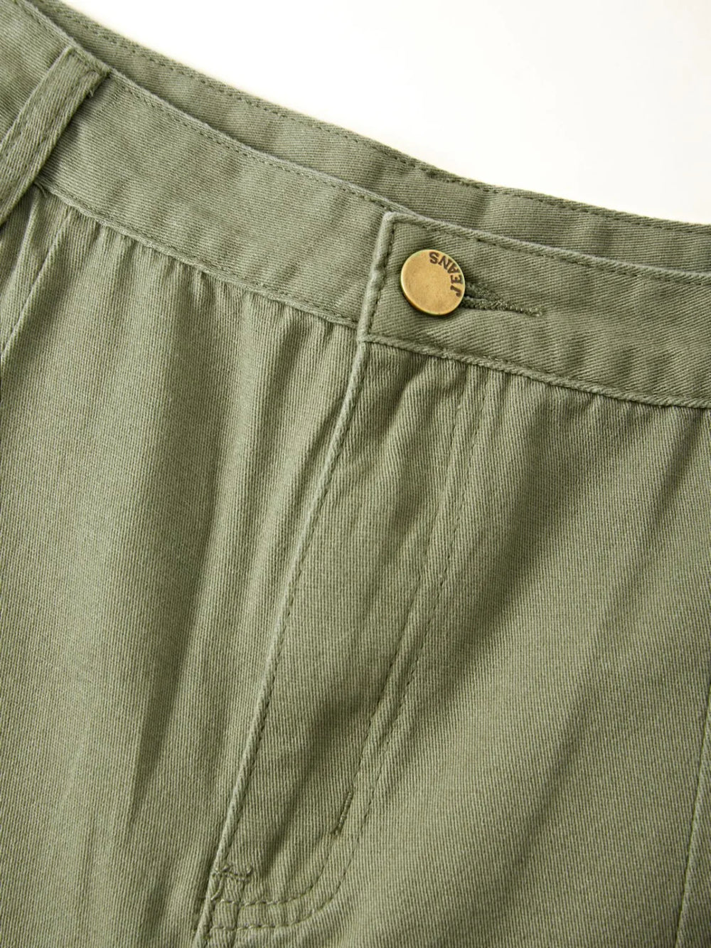 Men’s Cargo Pocket Patched Straight Leg Jeans loose jeans