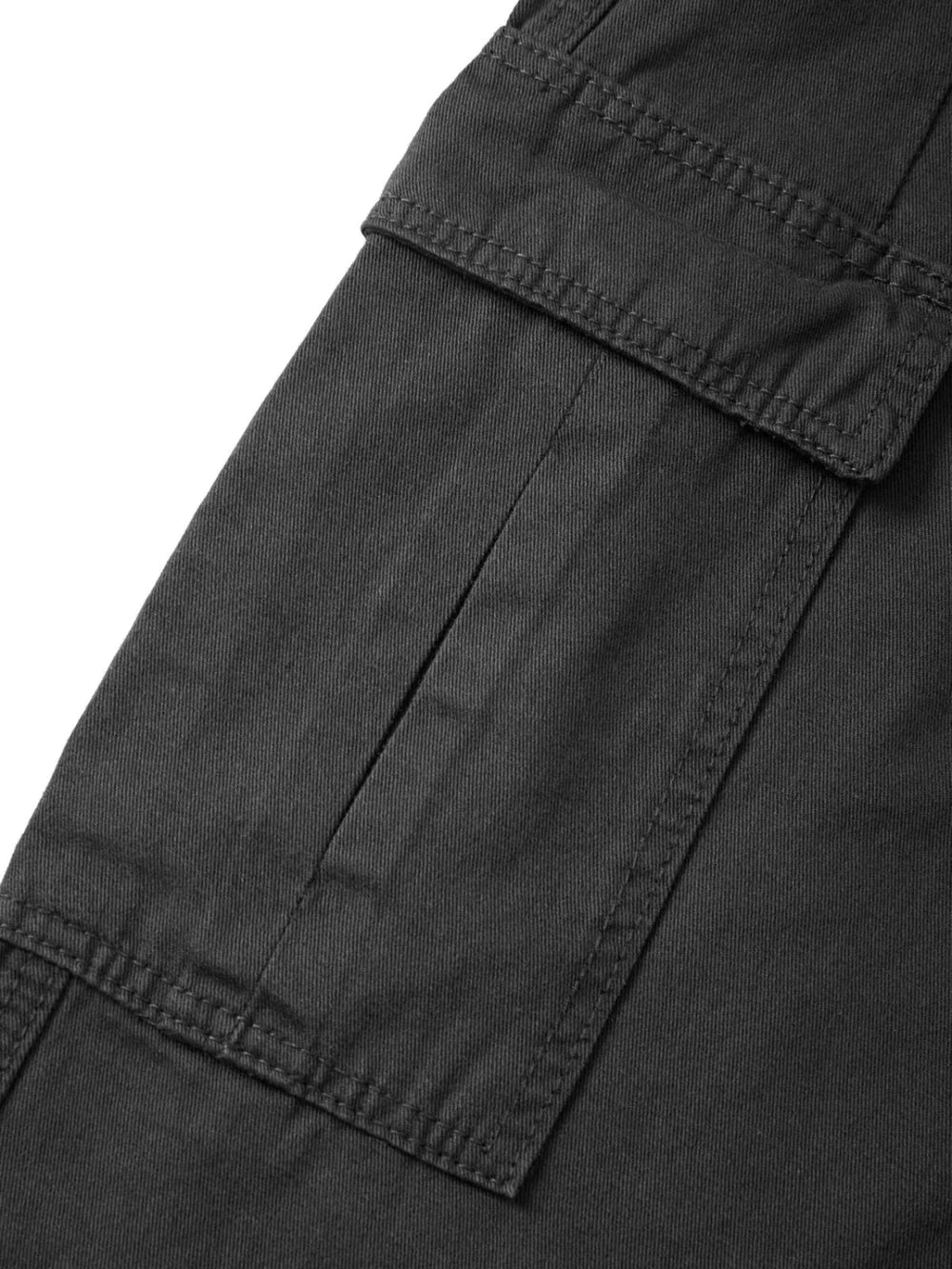 Men’s Cargo Pocket Patched Straight Leg Jeans loose jeans