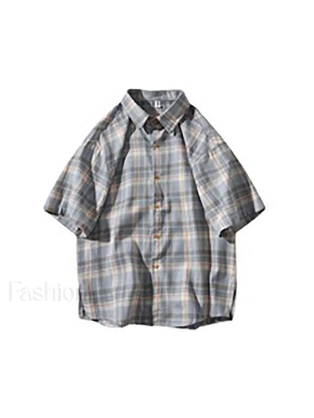 Men’s Checkered Print Shirt Shirts