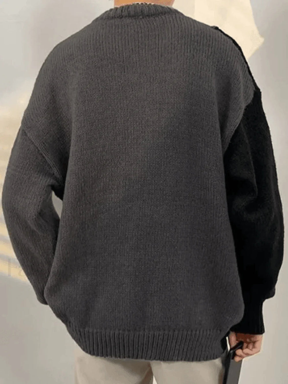 Men’s Color Block Cable Knit Sweater Sweaters