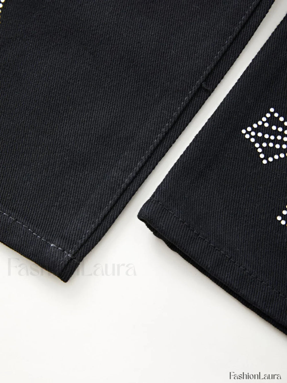 Men’s Cross Rhinestone Loose Fit Jeans Slim jeans