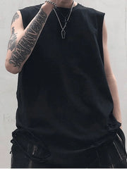 Men’s Distressed Vest Tops&Tees