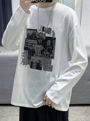 Men’s Era Graphic Long Sleeve Tee White / M Tops&Tees