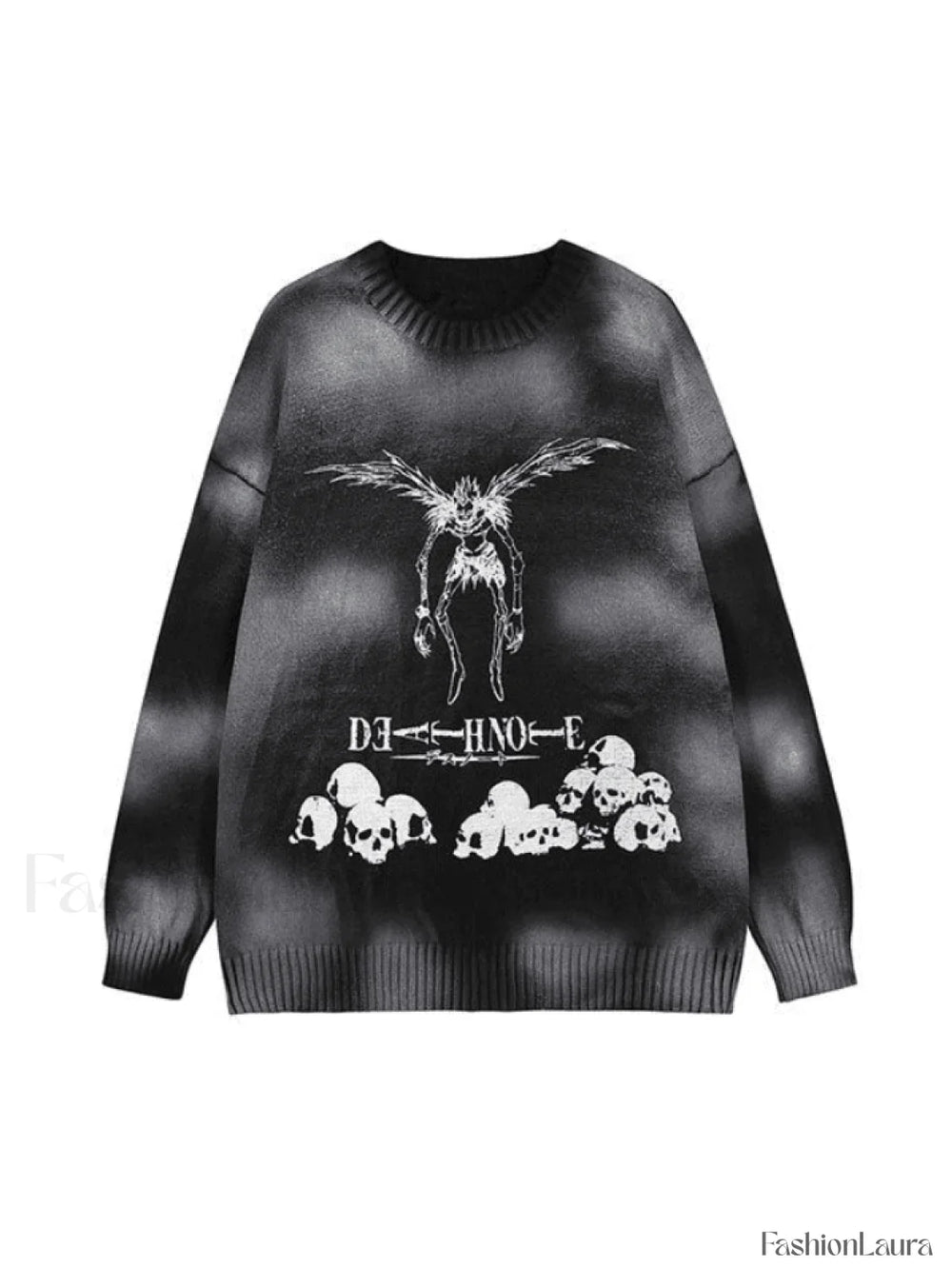 Men’s Evil Force Jacquard Pullover Sweater Black1 / M Sweaters