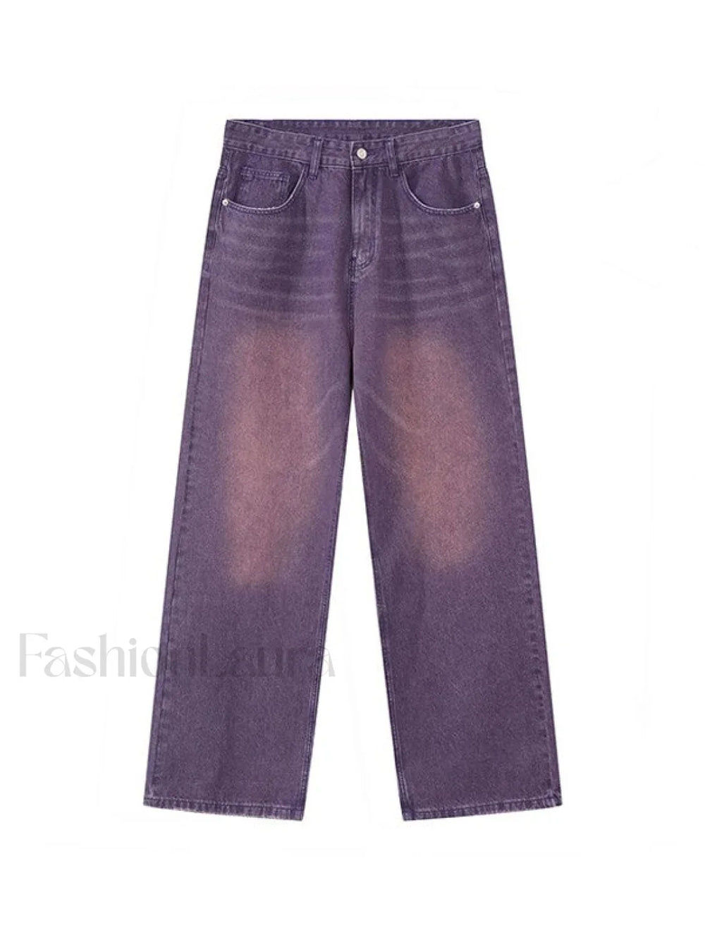 Men’s Faded Vintage Denim Loose Jeans loose jeans