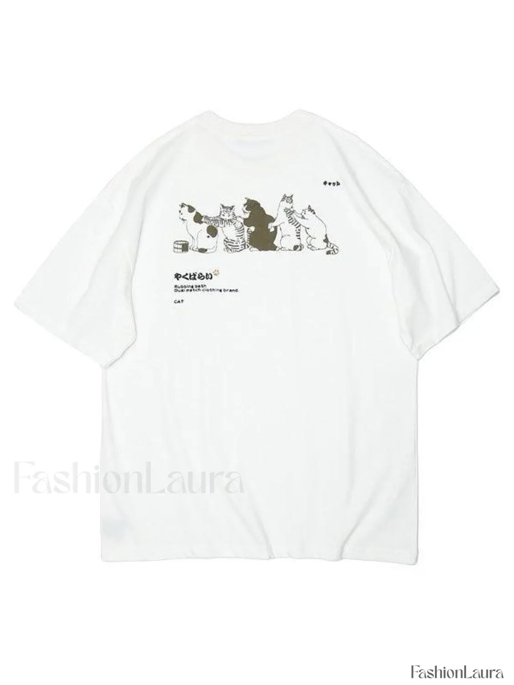 Men’s Kitten Short Sleeve Tee Tops&Tees