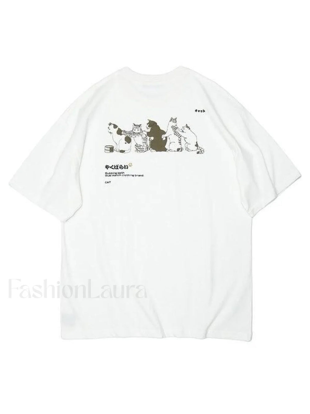 Men’s Kitten Short Sleeve Tee Tops&Tees