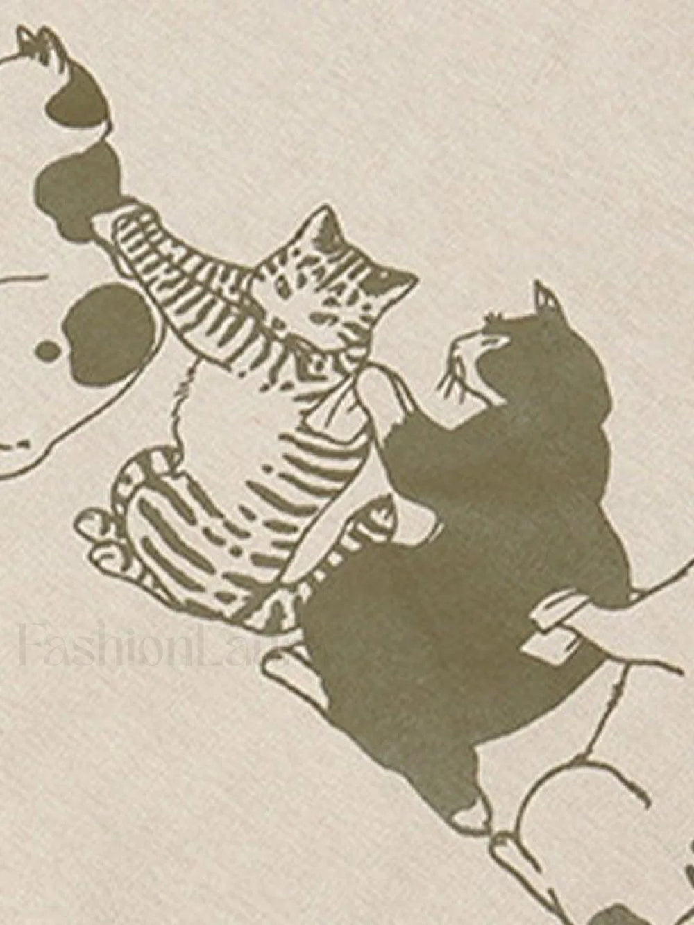 Men’s Kitten Short Sleeve Tee Tops&Tees