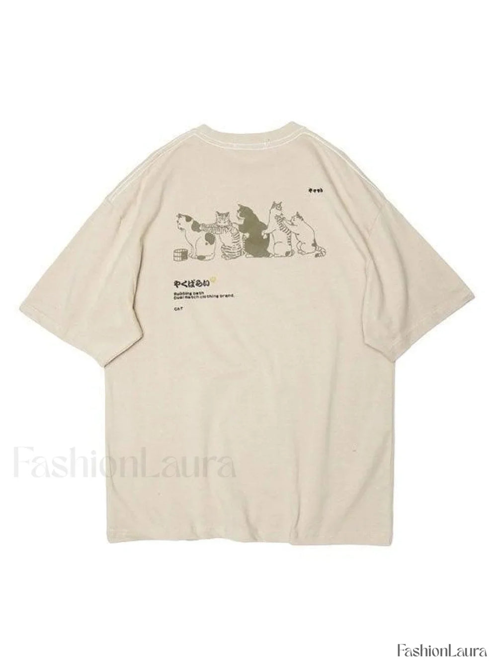 Men’s Kitten Short Sleeve Tee Tops&Tees