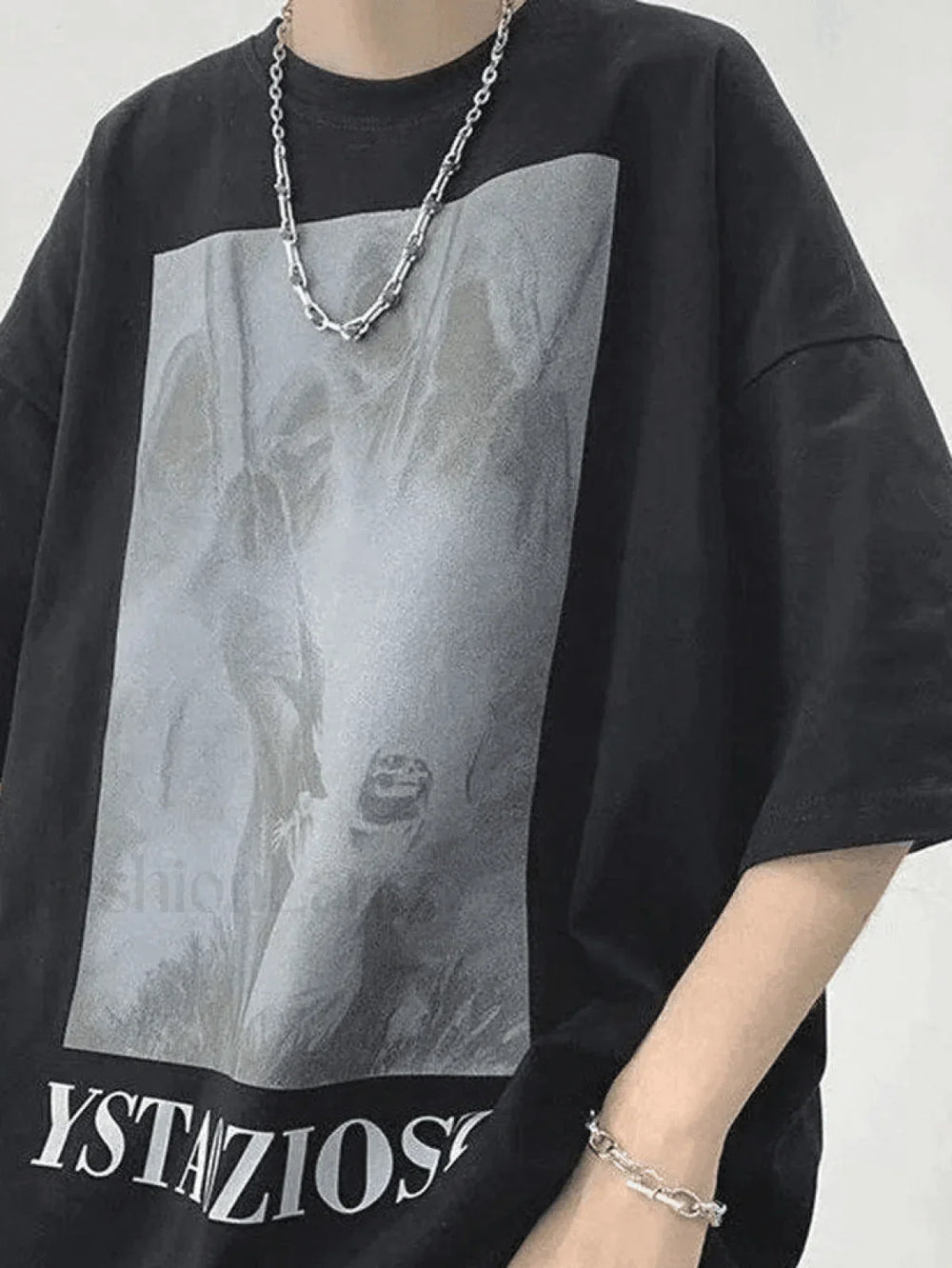 Men’s Mist Ghost Graphic Tee Black / S Tops&Tees
