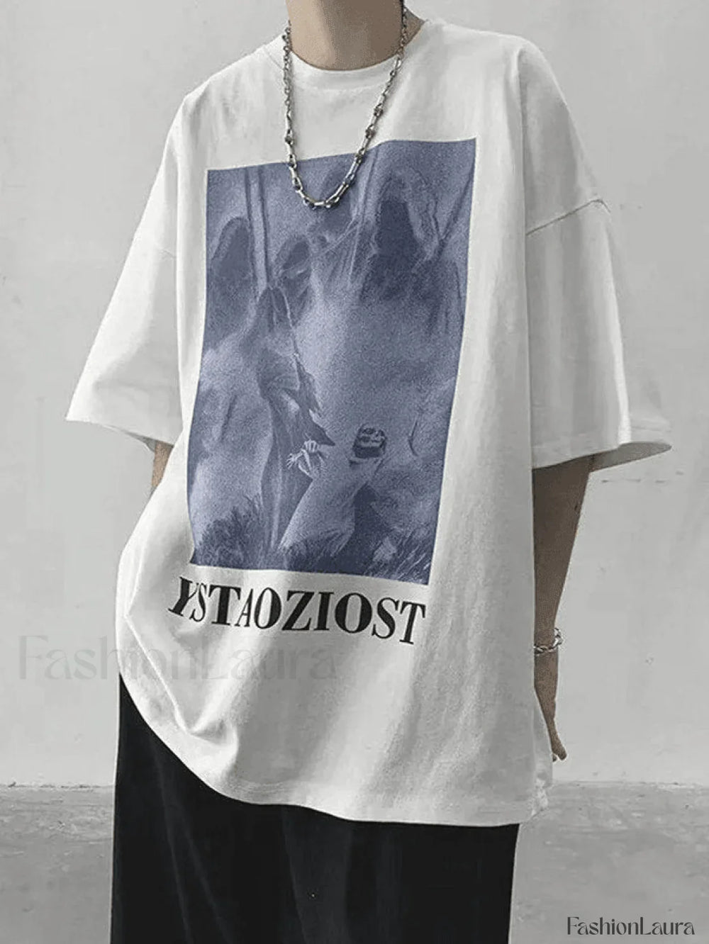 Men’s Mist Ghost Graphic Tee White / S Tops&Tees