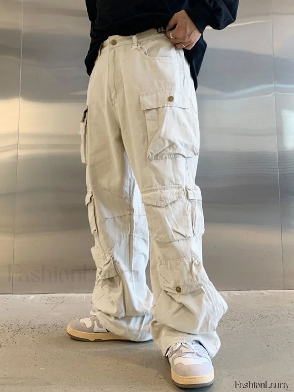 Men’s Multi Pockets Loose Cargo Pants Cargo Pants