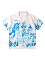 Men’s Mythical Print Shirt White / S Shirts