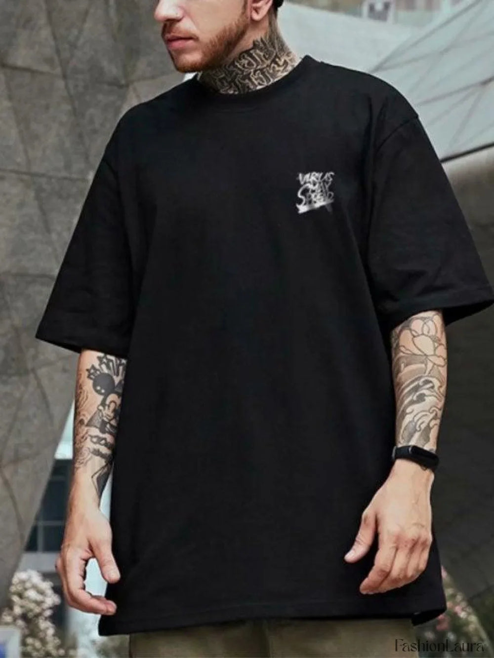 Men’s Skate Bear Graphic Tee Tops&Tees