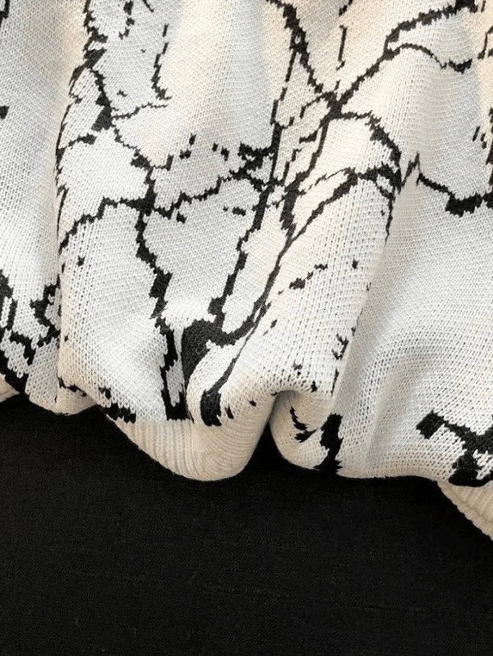 Men’s Vintage Jacquard Long Sleeve Knit Sweater Sweaters