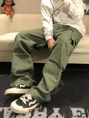 Men’s Vintage Straight Leg Cargo Pants Pants