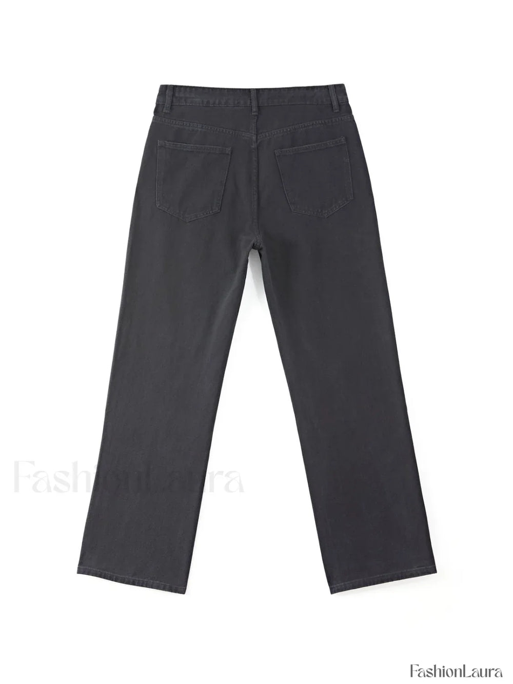 Men’s Washed Revenge Straight Leg Jeans loose jeans