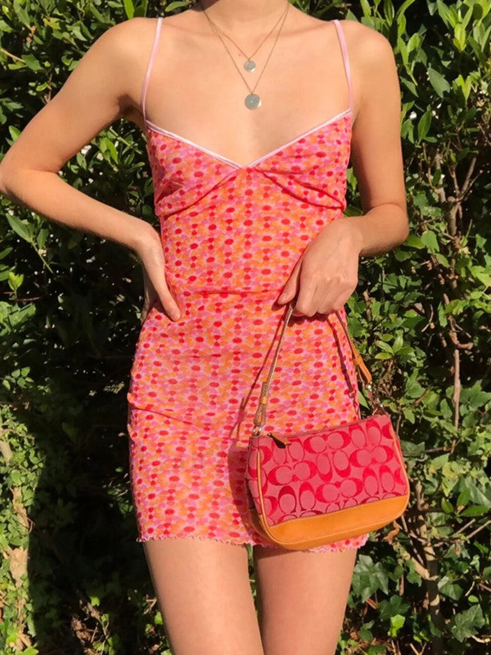 Mesh Floral Mini Dress Mini Dresses