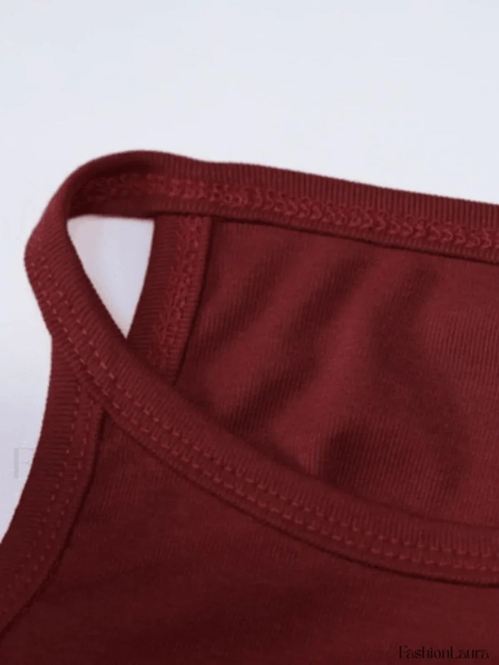 Metal Strap Cutout Cropped Tank Top Tops&Tees