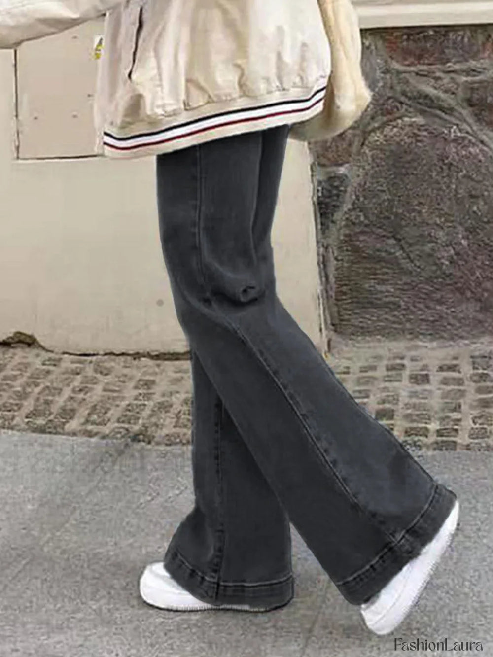 Mid Waist Washed Boyfriend Jeans Boyfriend Jeans