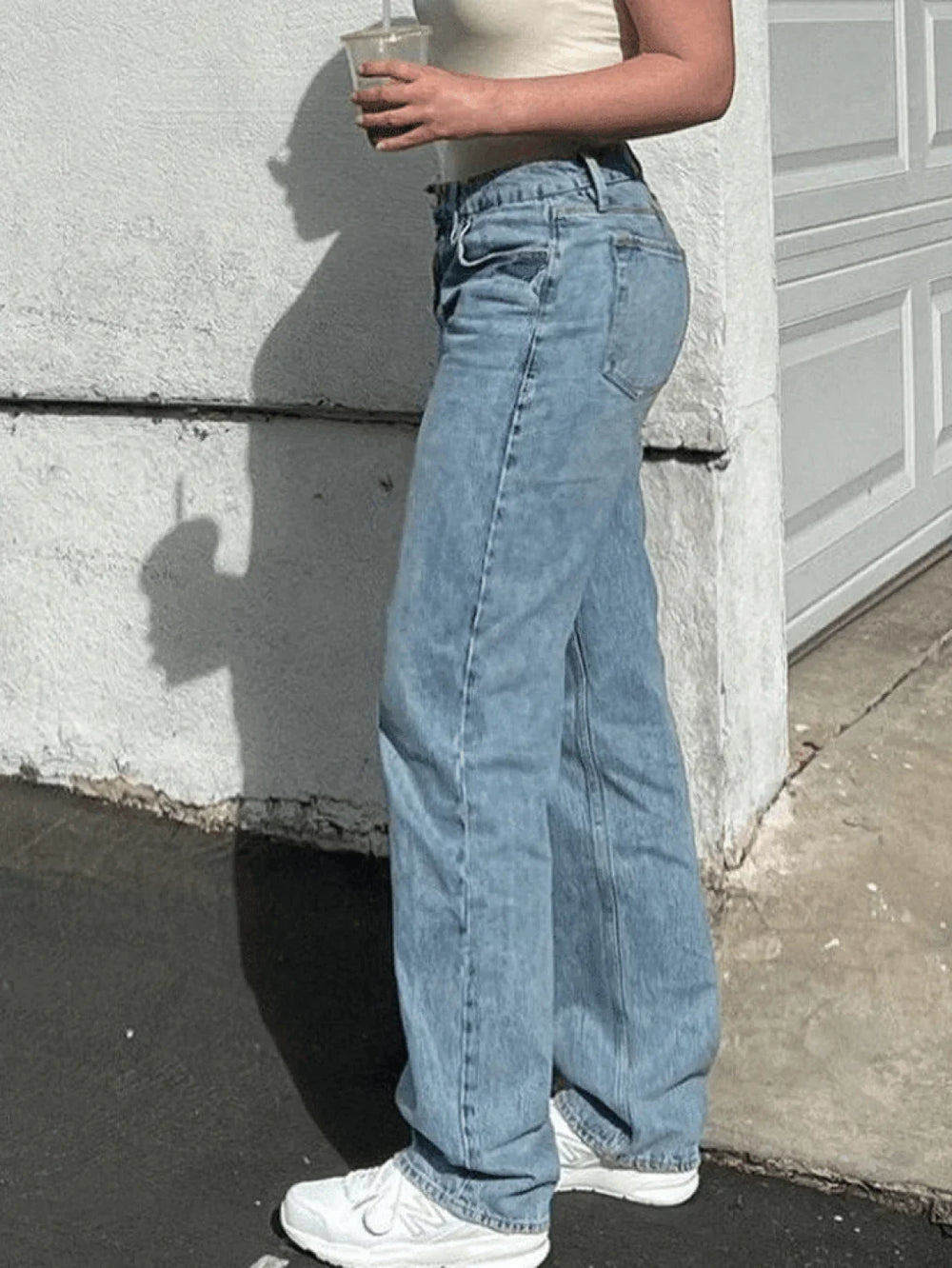 Mid Wash Classic Boyfriend Jeans Jeans