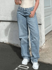 Mid Wash Classic Boyfriend Jeans Jeans