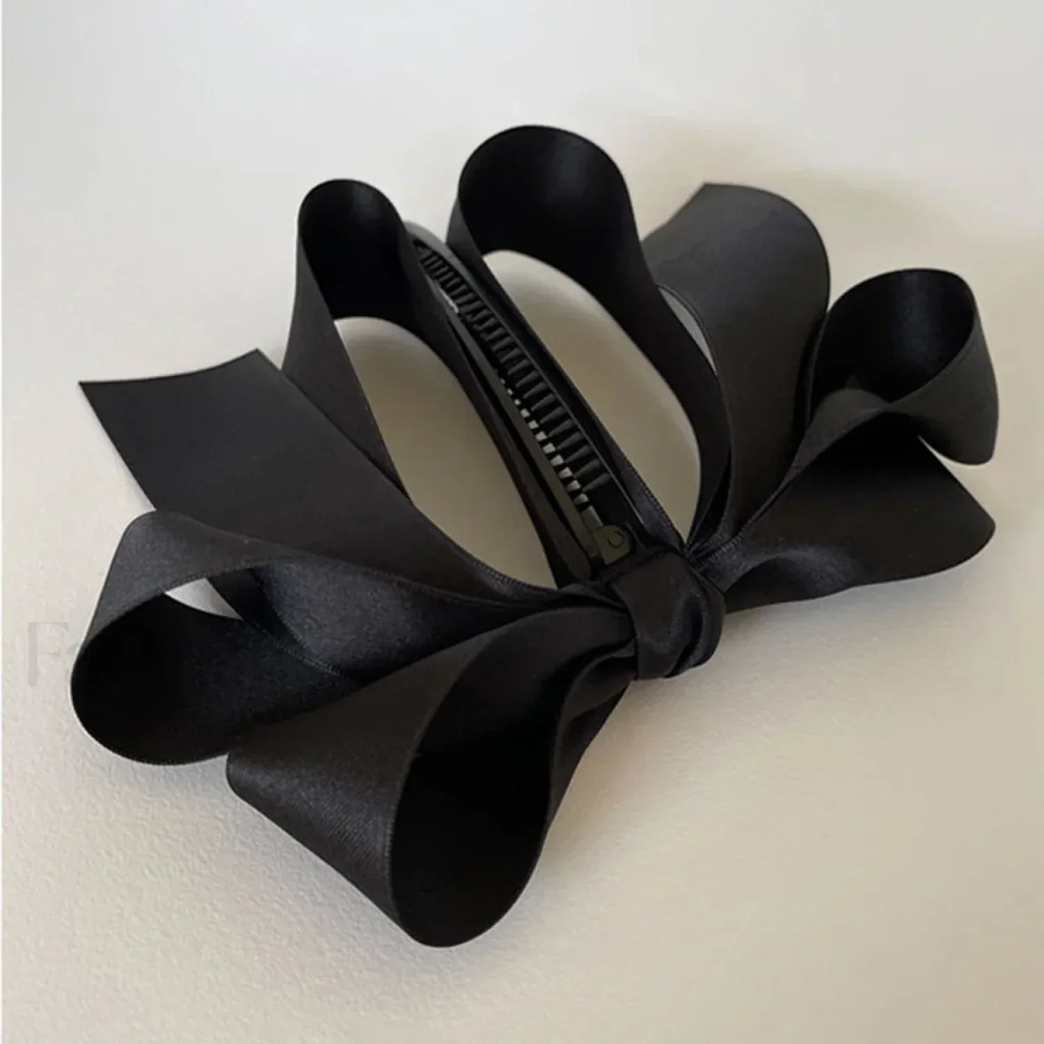 New Banana Clip Double Layer Horsetail Christmas Hair Accessory Black