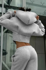 New Streetwear Fleece Zipper Hoodie