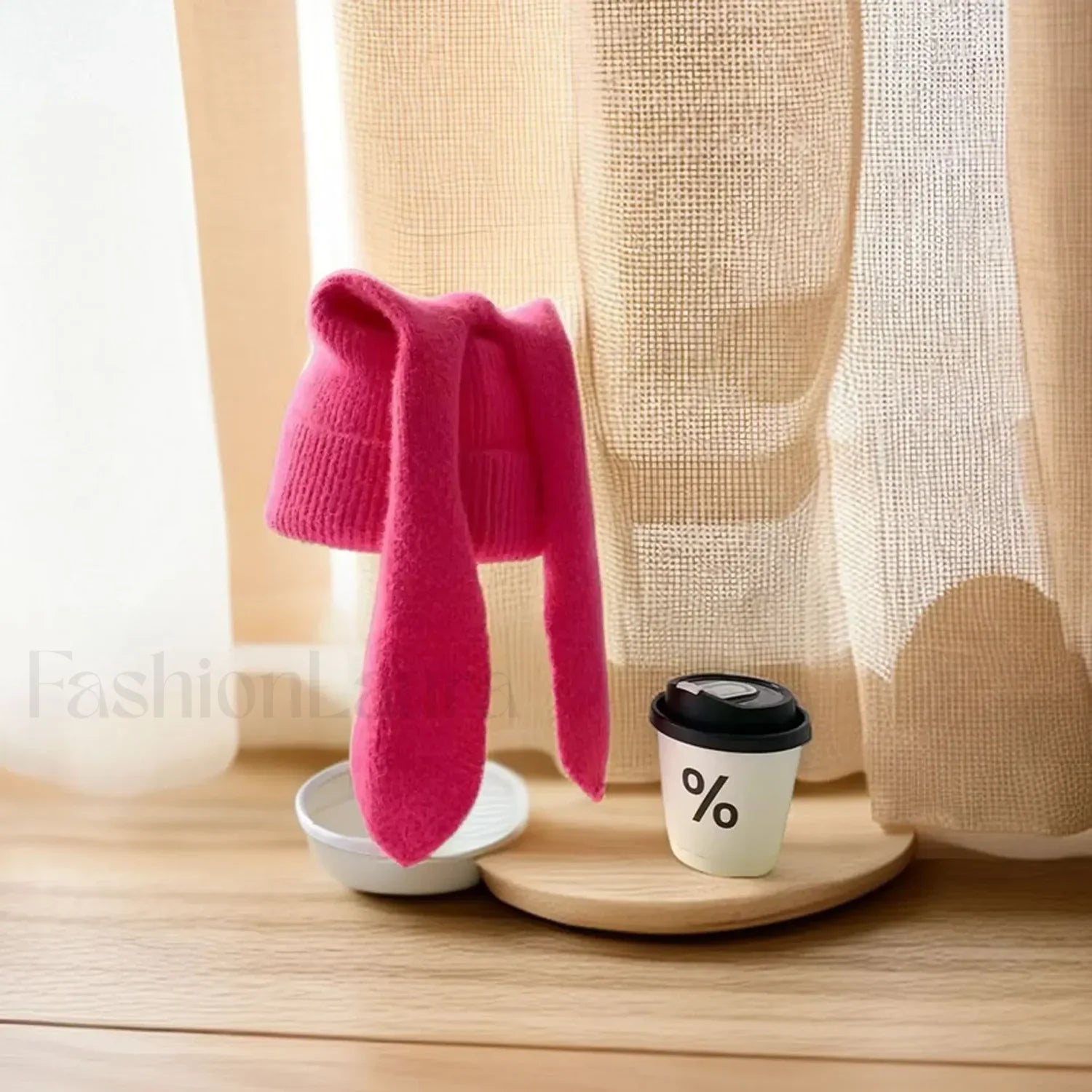 Novelty Cute Rabbit Ears Autumn Winter Skullies Beanies Hat