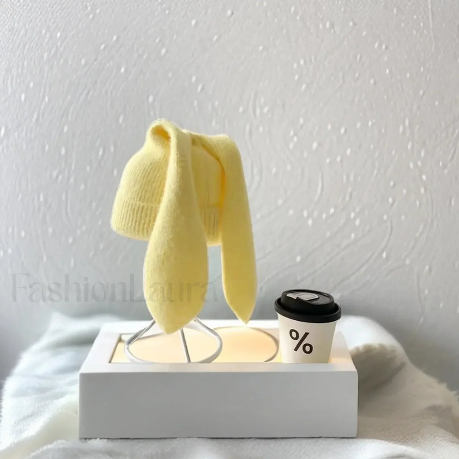 Novelty Cute Rabbit Ears Autumn Winter Skullies Beanies Hat