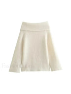 Off Shoulder Christmas Sweater for Women white / S Sweaters L