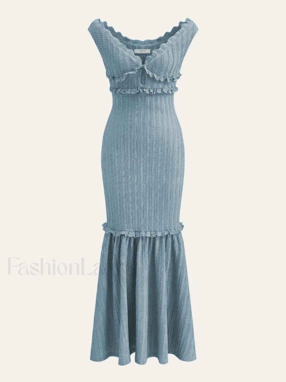 Off Shoulder Ruffle Detail Dress Dresses