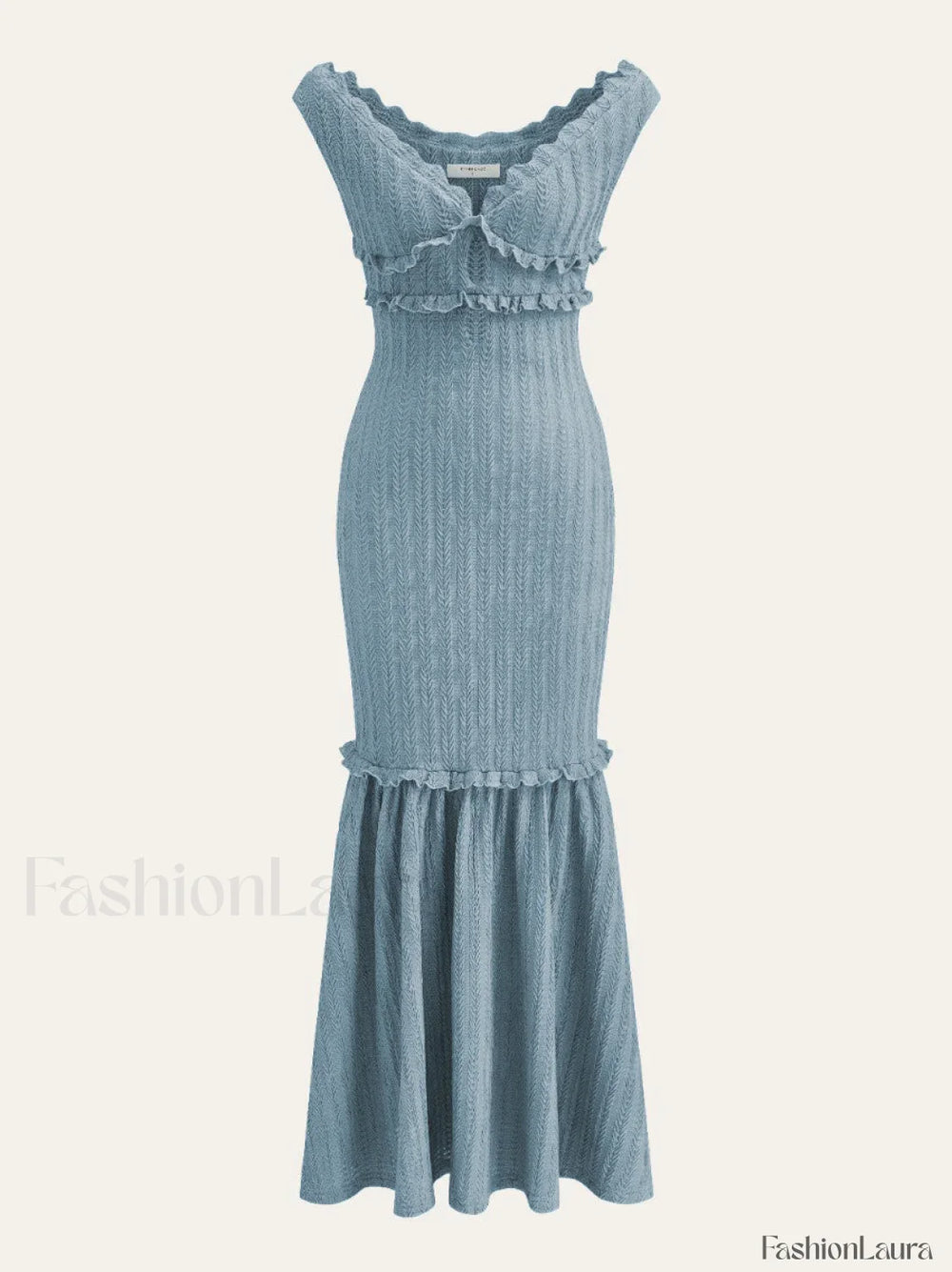 Off Shoulder Ruffle Detail Dress Dresses