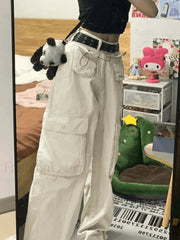 Patch Pocket Y2K Straight Cargo Jeans Jeans