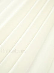 Patchwork Asymmetrical Pleated Buttoned Midi Skirt Skirts