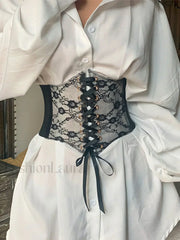 Patchwork Lace Corset Top Corset Top