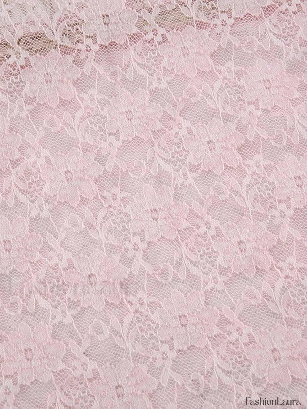 Patchwork Lace Trim Crop Top Tops&Tees