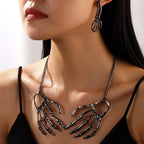 Personality Skull Pendant Hip Hop Halloween Necklace