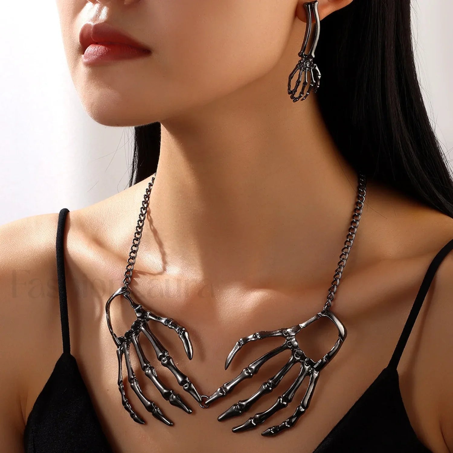 Personality Skull Pendant Hip Hop Halloween Necklace