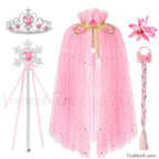 Pink Party Kid Elegant Spring Princess Sleeping Beauty Birthday Autumn Cosplay Aurora Costume 2Y Tag 100 / Accs 01