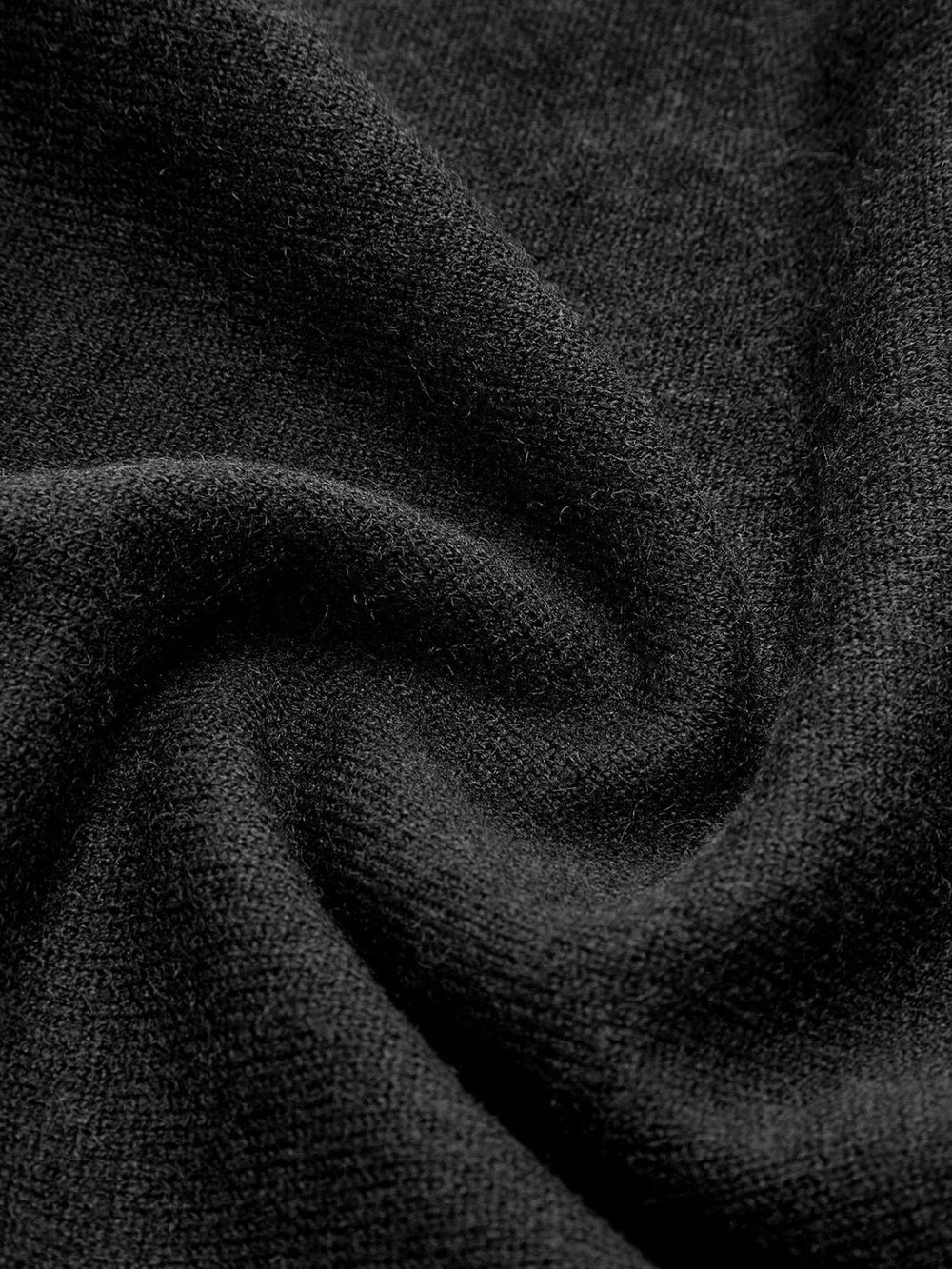 Plain Pleated Sweater Short Dress Off White / XS Sweater Dresses